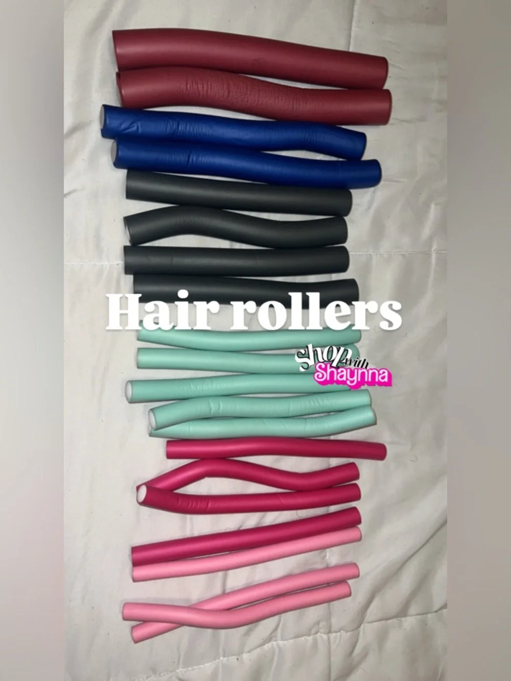 Flexible Foam Hair Rollers - Multicolor Pack